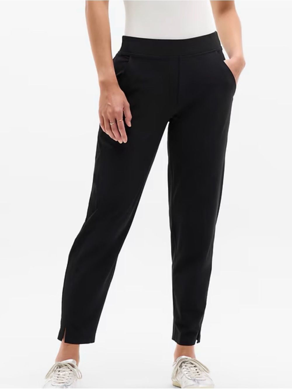Athleta Black Brooklyn Pants size 2P